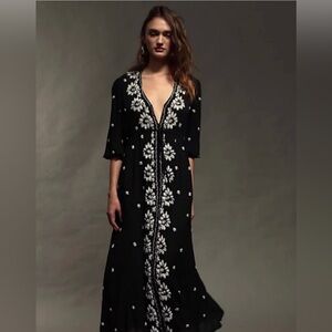Free People embroidered Maxi Dress